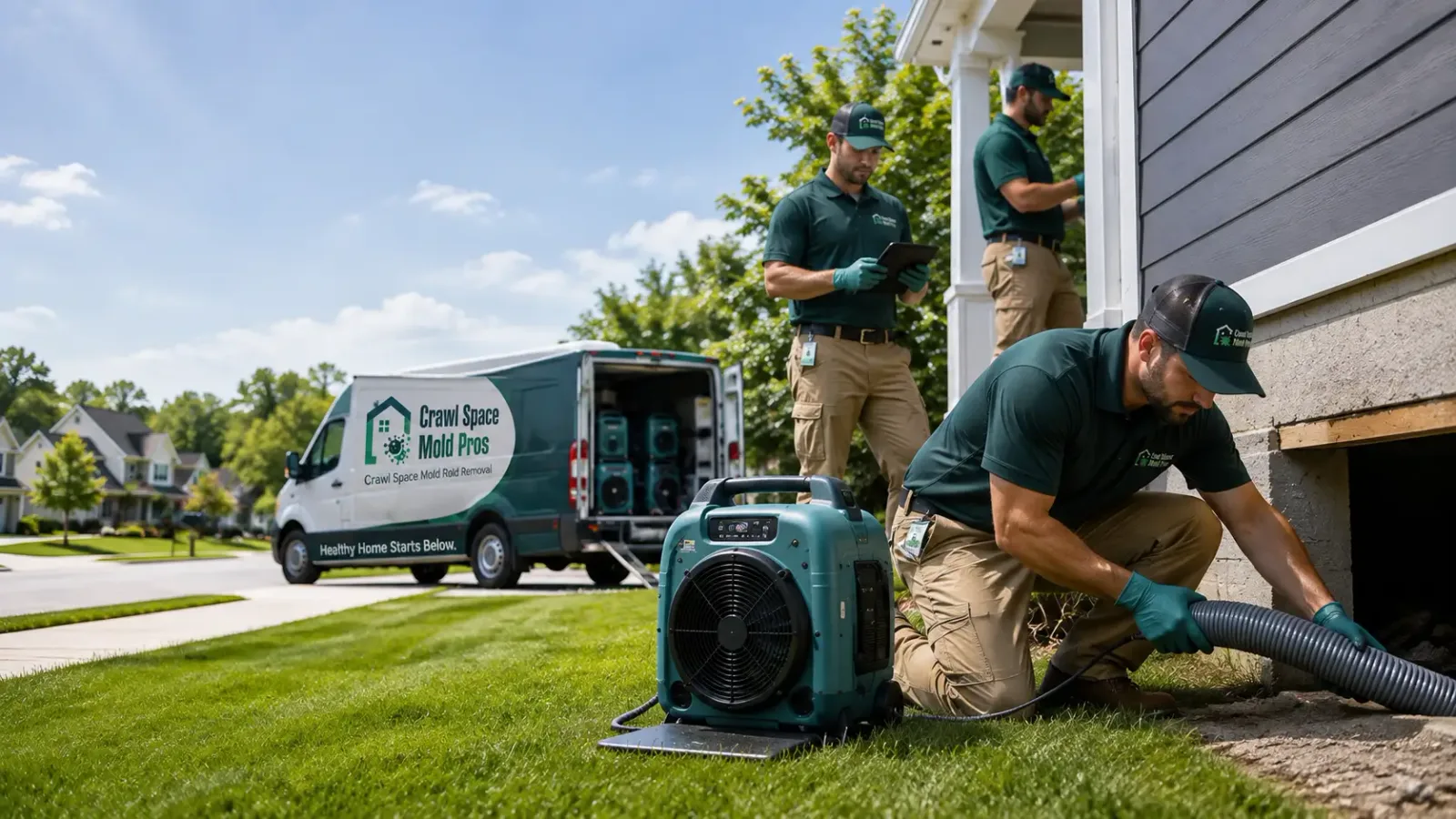 Crawl Space Mold Removal in Littleton, WV